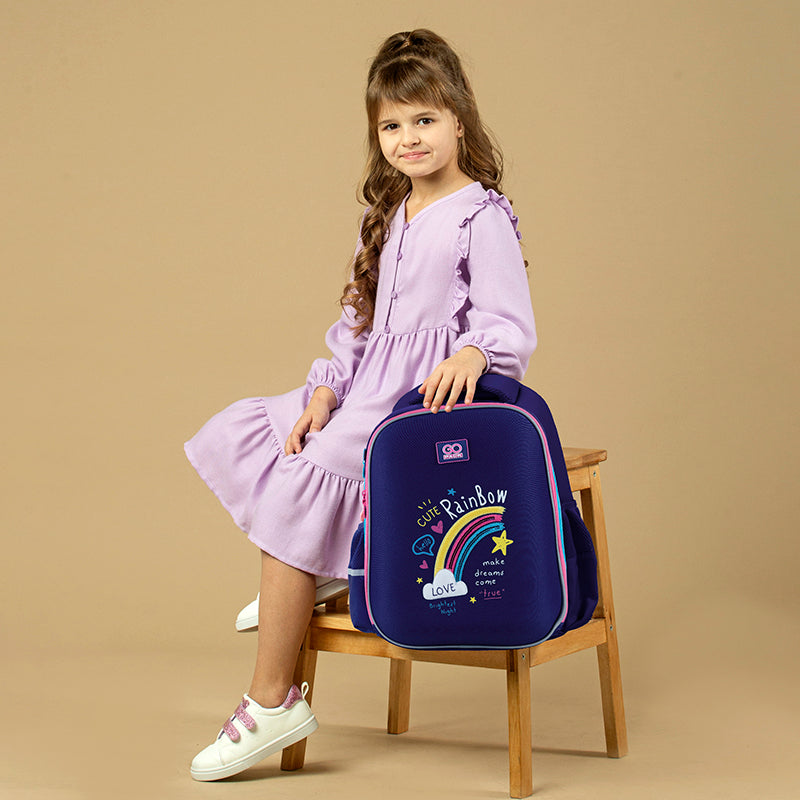 Рюкзак GoPack Education напівкаркасний GO24-165M-1 Cute Rainbow