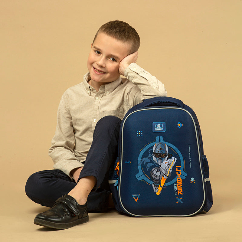 Рюкзак GoPack Education напівкаркасний GO24-165M-8 Cyber Game