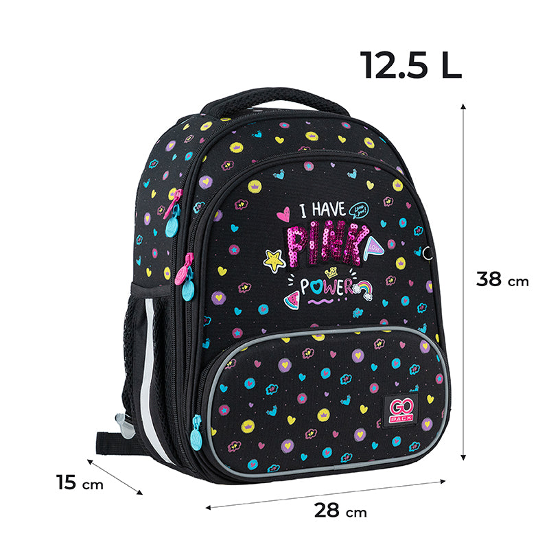 Рюкзак GoPack Education каркасний GO24-597M-2 Pink Power