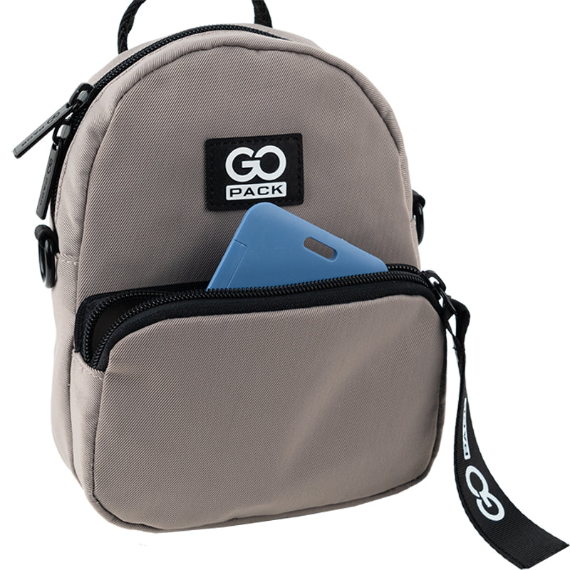 Міні рюкзак-сумка GoPack Education GO24-181XXS-1 бежевий