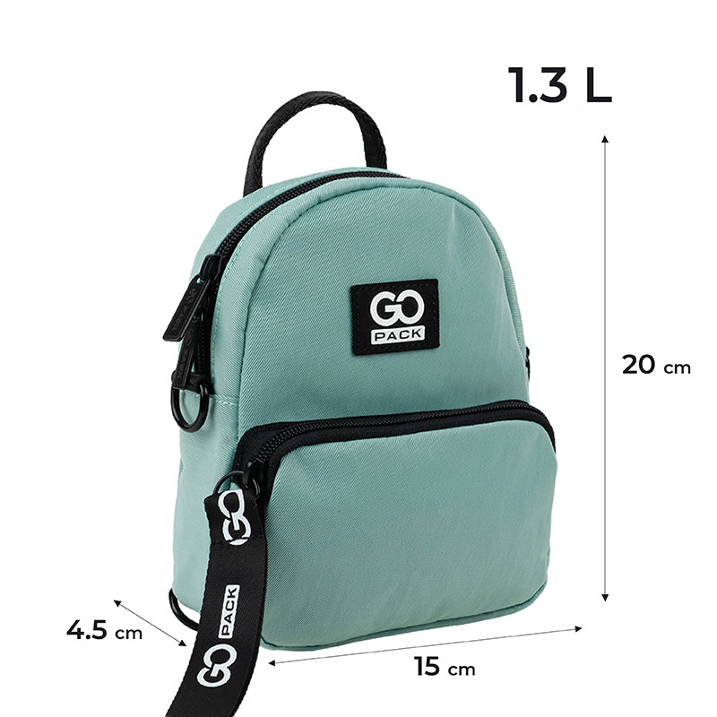 Міні рюкзак-сумка GoPack Education GO24-181XXS-2 м'ятний
