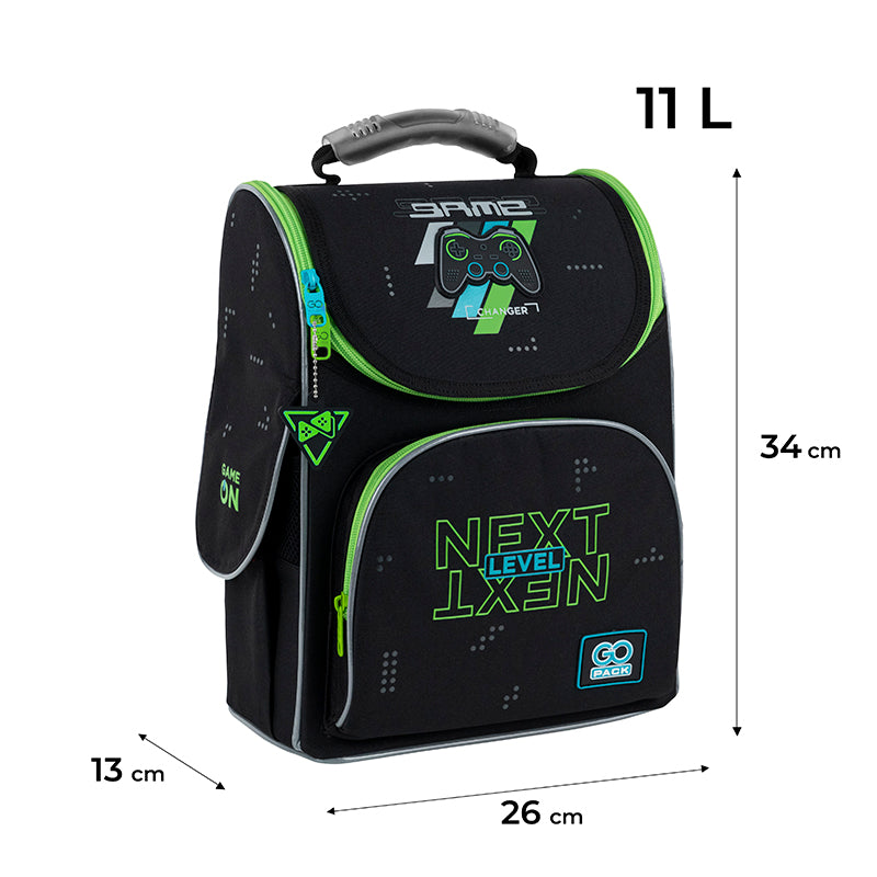 Рюкзак шкільний каркасний GoPack Education Next Level GO25-5001S-7
