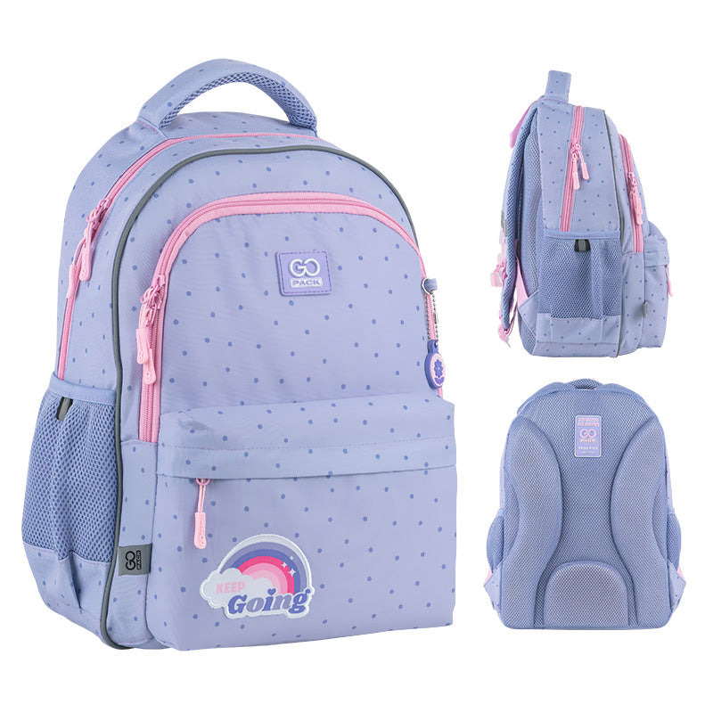 Рюкзак шкільний GoPack Education Keep Going GO25-182M-3