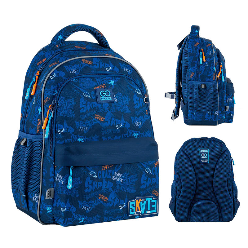 Рюкзак школьный GoPack Education Crazy Skate GO25-182M-7
