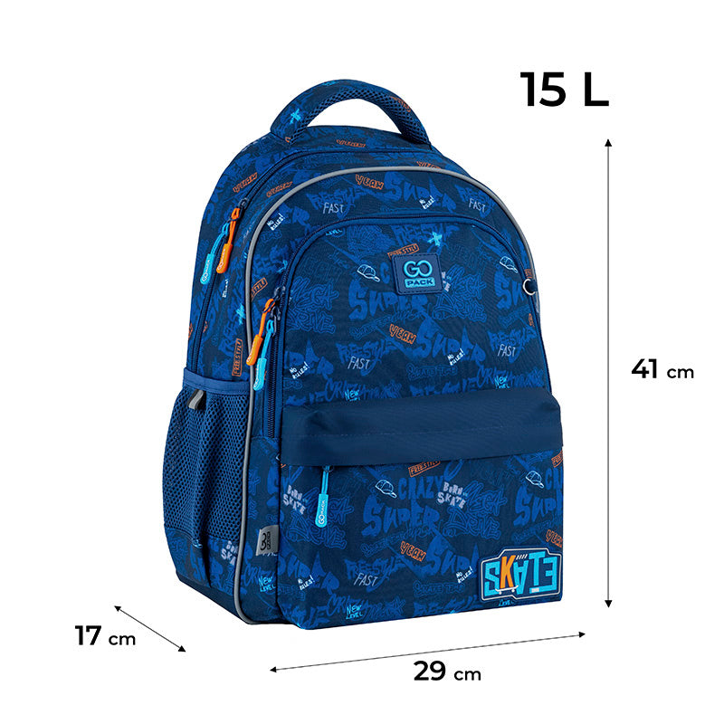 Рюкзак школьный GoPack Education Crazy Skate GO25-182M-7