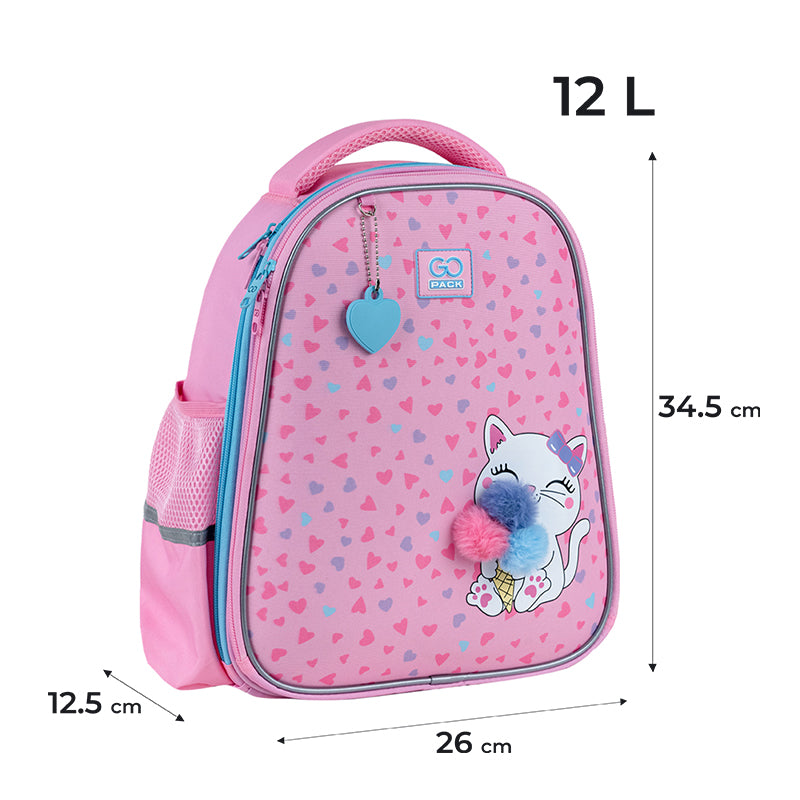 Tornister półusztywniany GoPack Education Fluffy Kitten GO25-165S-2