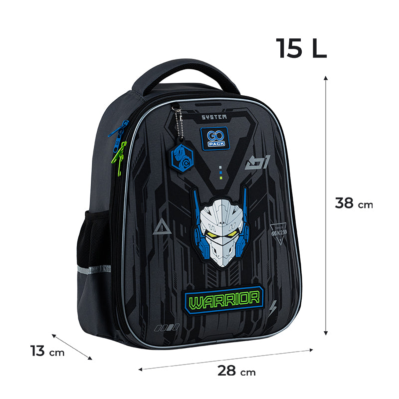 Tornister półusztywniany GoPack Education Warrior GO25-165M-6