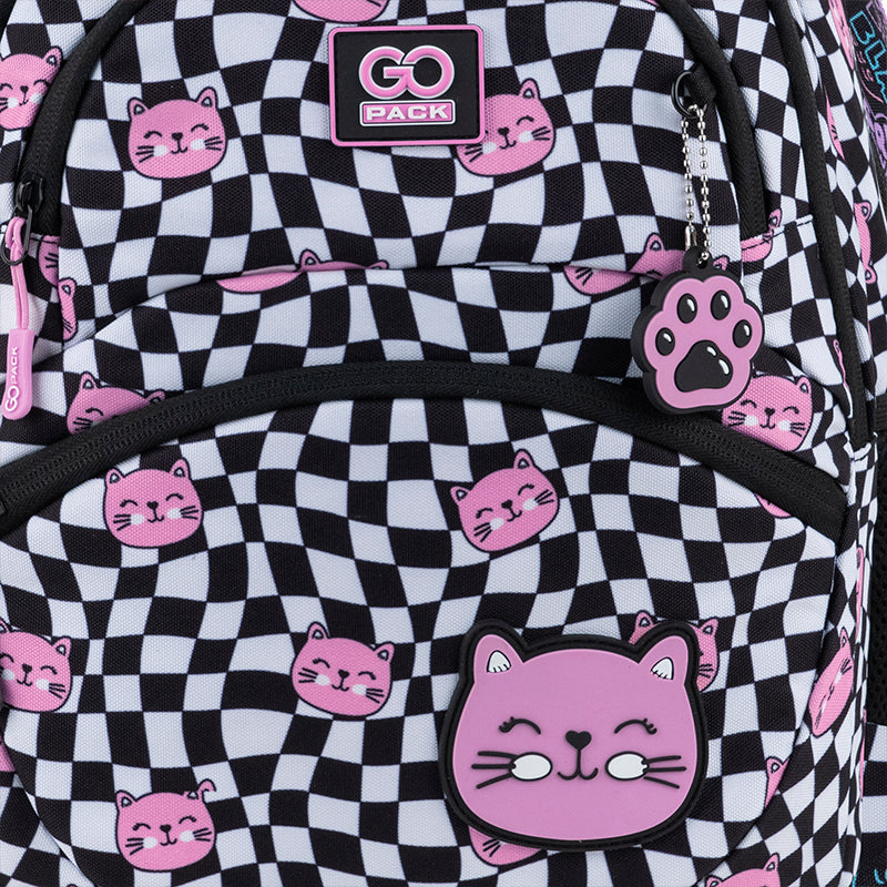 Рюкзак шкільний GoPack Education Pretty Kitties GO25-175M-2