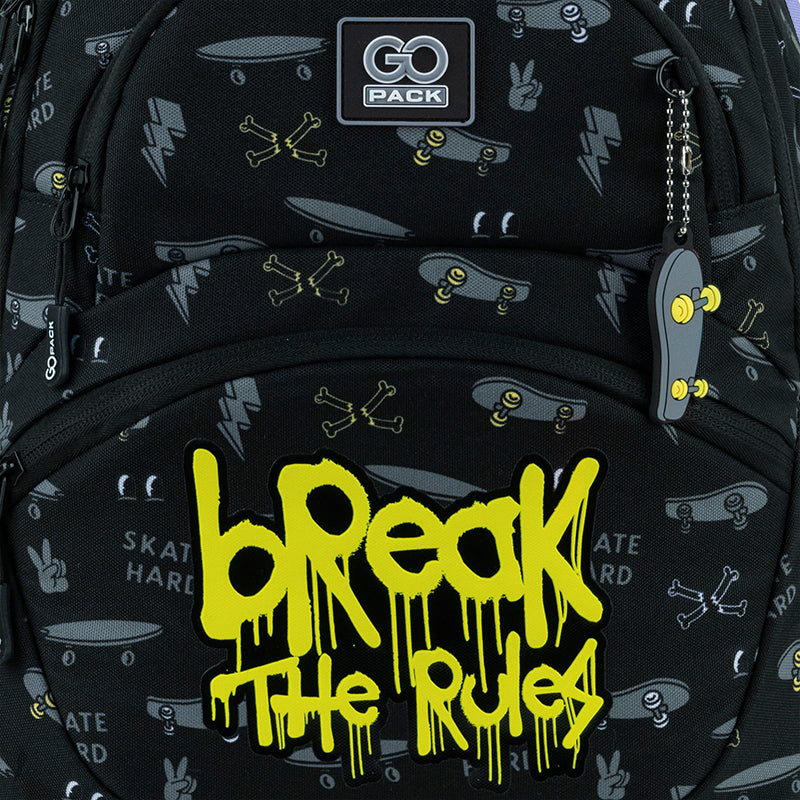 Рюкзак шкільний GoPack Education Break The Rules GO25-175M-6
