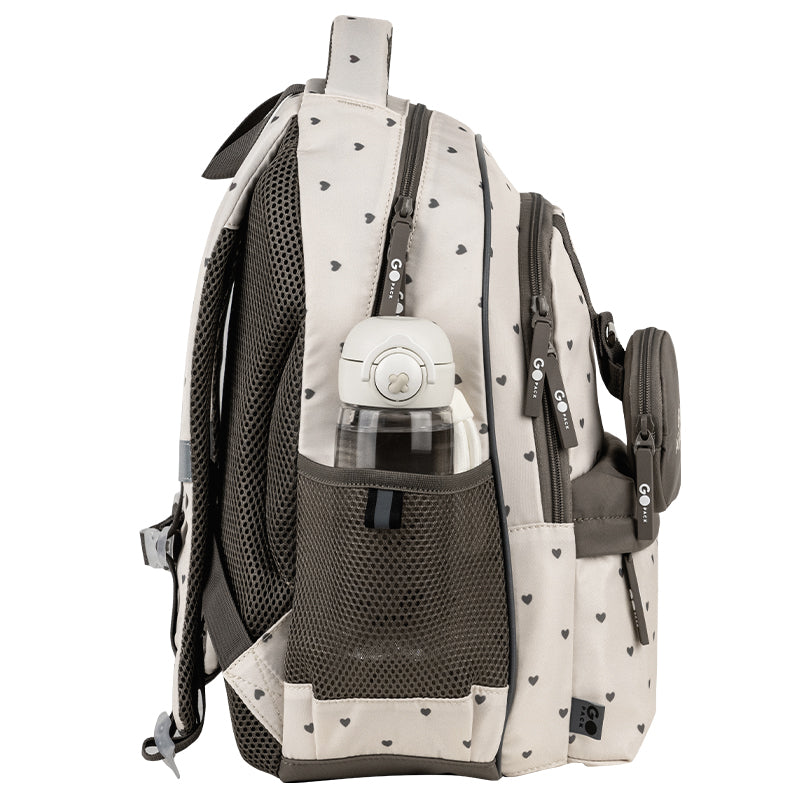 Рюкзак шкільний GoPack Education Beige Polka Dots GO26-182M-3