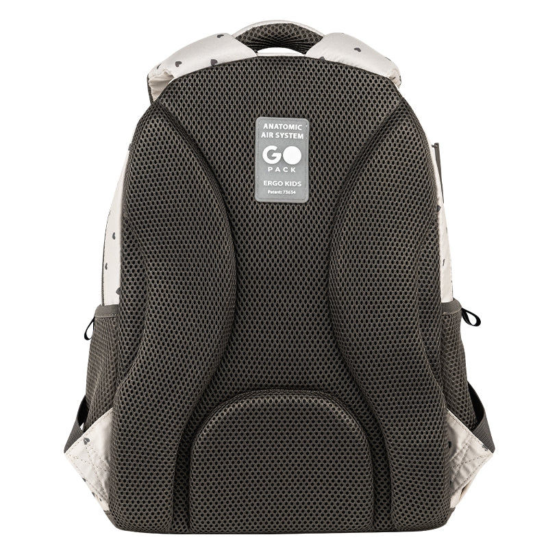 Рюкзак шкільний GoPack Education Beige Polka Dots GO26-182M-3