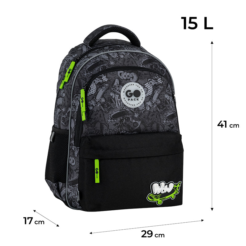 Рюкзак шкільний GoPack Education Wow Skate GO26-182M-7