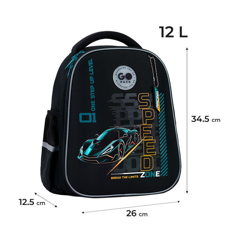 Tornister półusztywniany GoPack Education Speed Zone GO26-165S-5