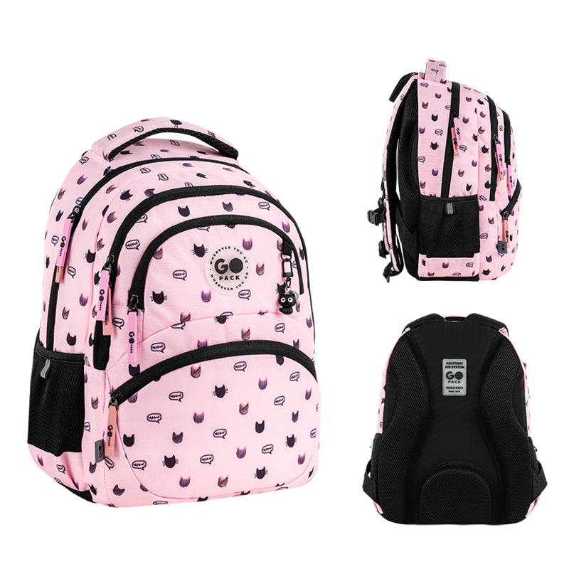 Рюкзак шкільний GoPack Education Meow Cats GO26-175M-1