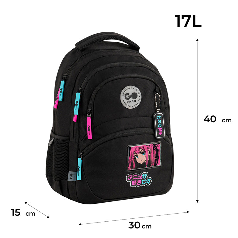 Рюкзак шкільний GoPack Education Anime girl GO26-175M-2