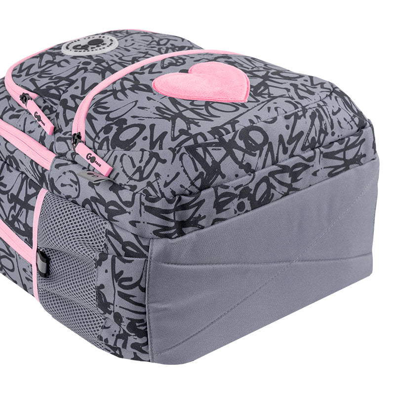 Рюкзак шкільний GoPack Education Fluffy Heart GO26-175M-4