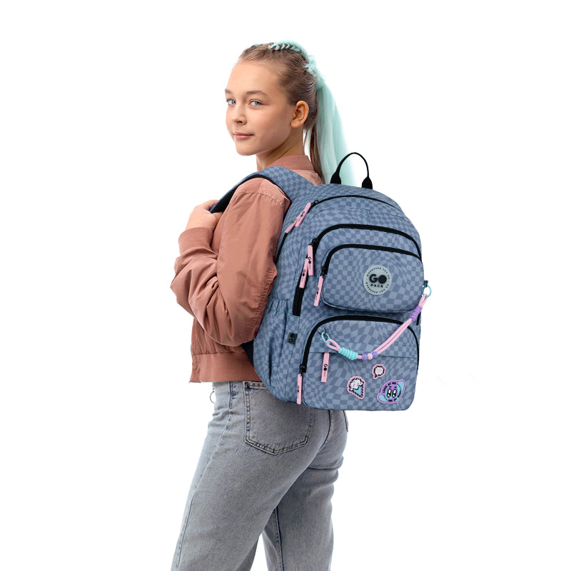 Рюкзак шкільний GoPack Education Pixel Mood GO26-120M-2