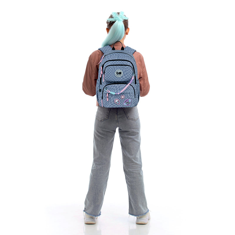 Рюкзак шкільний GoPack Education Pixel Mood GO26-120M-2
