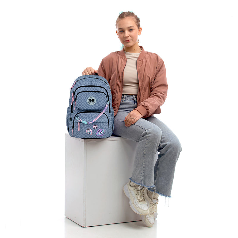 Рюкзак шкільний GoPack Education Pixel Mood GO26-120M-2