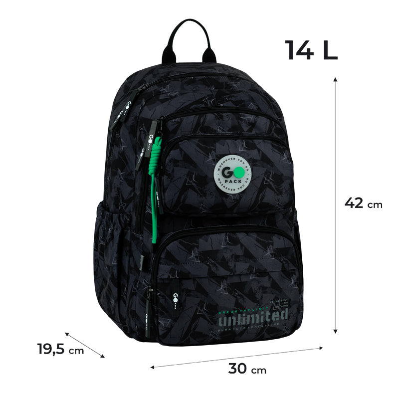 Рюкзак шкільний GoPack Education Unlimited GO26-120M-4